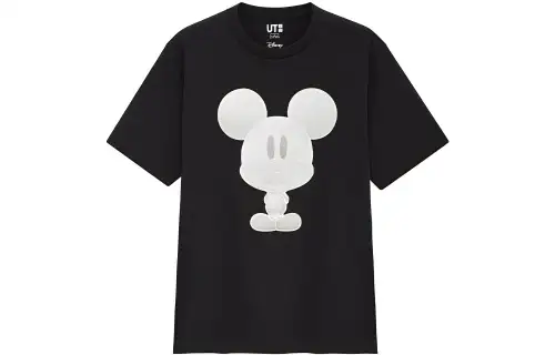 UNIQLO x Disney Co brand SS22 T Shirt Unisex Black