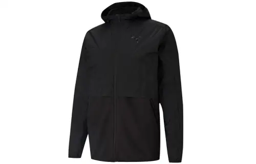 PUMA Ultra Woven Jackets Men's Black Hooded Moderate Other