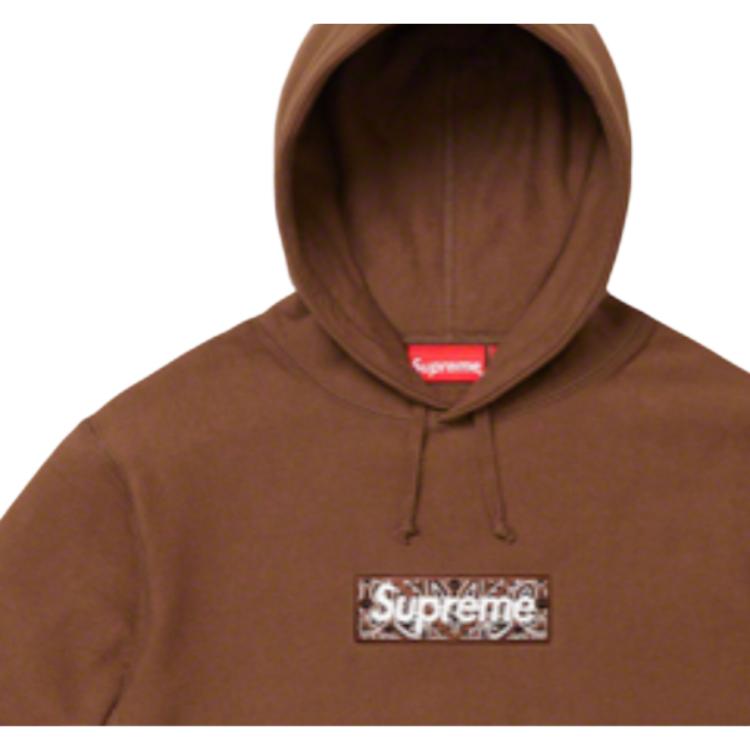 Supreme FW19 Week 16 Bandana Box Logo Hooded Sweatshirt SUP