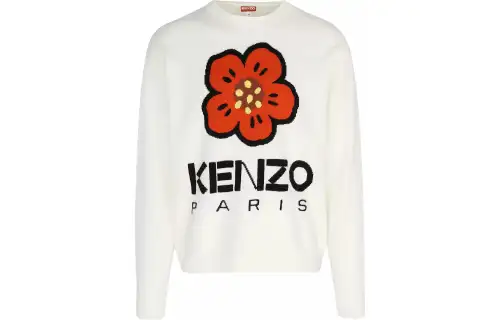 Kenzo Boke Flower intarsia-knit wool jumper