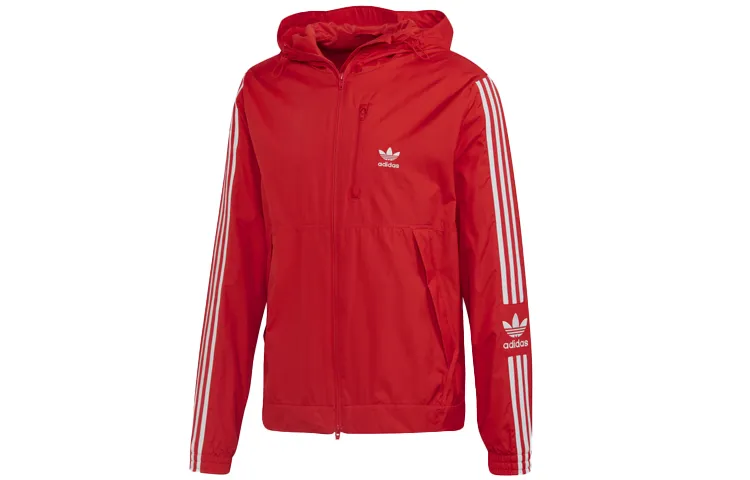 Adidas Originals Lock Up Wb Jacket Men's Bright Pink Red Fluorescent