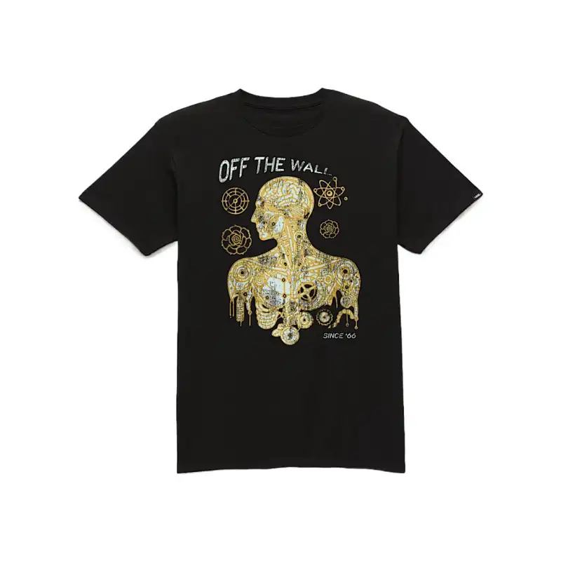 Vans Mechanic Human T Shirt T Shirt Men's Black
