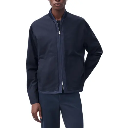 HERMES SS25 Jackets & Coats Men's Marine Blue