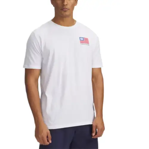 Under Armour Freedom Left Chest T Shirt Men's White