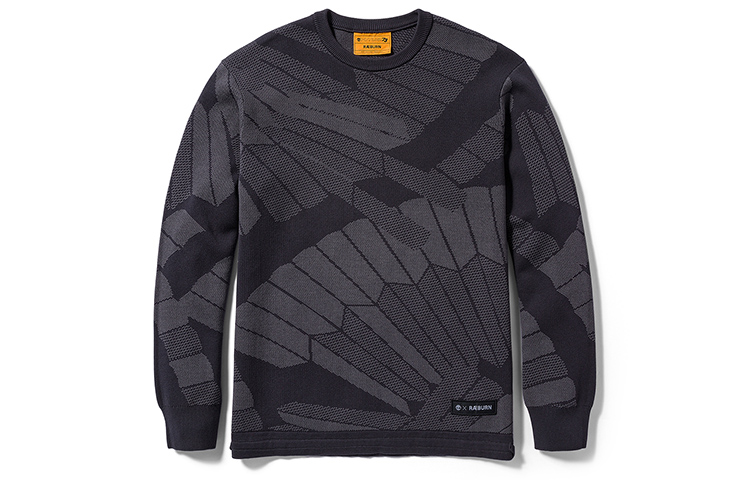 TIMBERLAND® x CHRISTOPHER RAEBU FUTURE73 Joint Series Comfortable and Warm Knitted Crew Neck Sweatshirt Men's Black