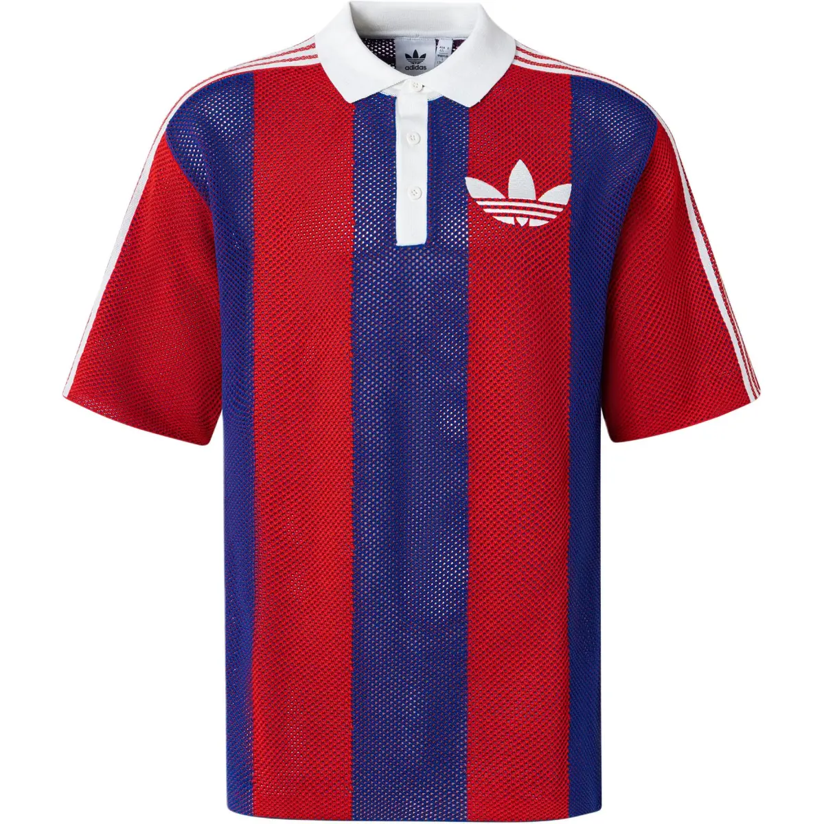 Adidas Originals BLOCKCORE Polo Shirt Unisex Red