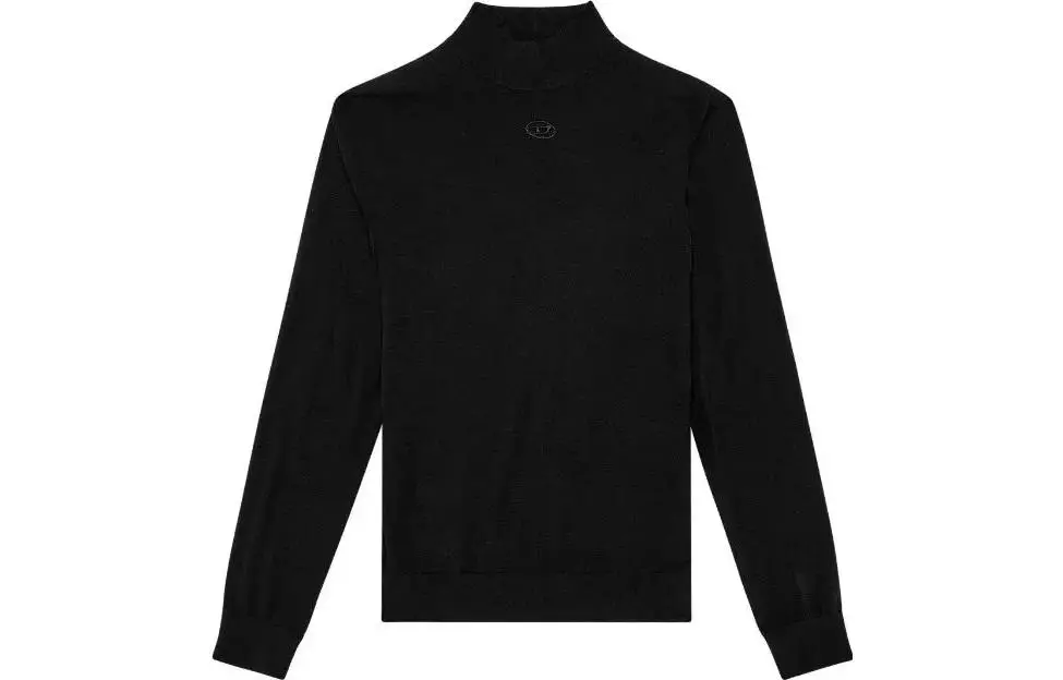 Diesel K-Gil logo-embroidered wool jumper