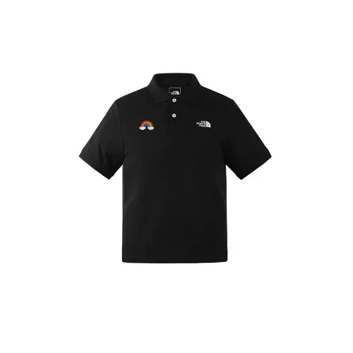 The north face, uniform, rainbow amber fresh pencil, universal black polo, custom-made, with short sleeve