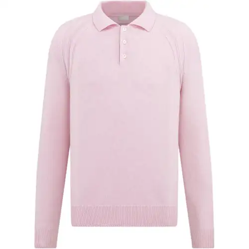 Dior Homme Icons Long-Sleeved Knit Polo Shirt