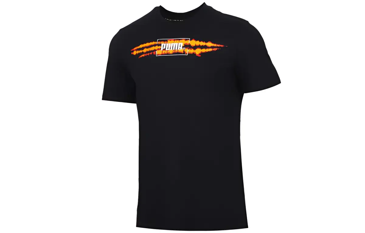 PUMA T-Shirts Men's Crew Neck Moderate Straight Fit
