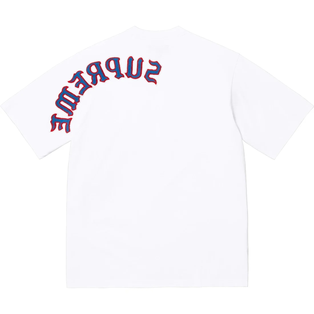 Футболка Supreme SS25 Curved Logo (серая)