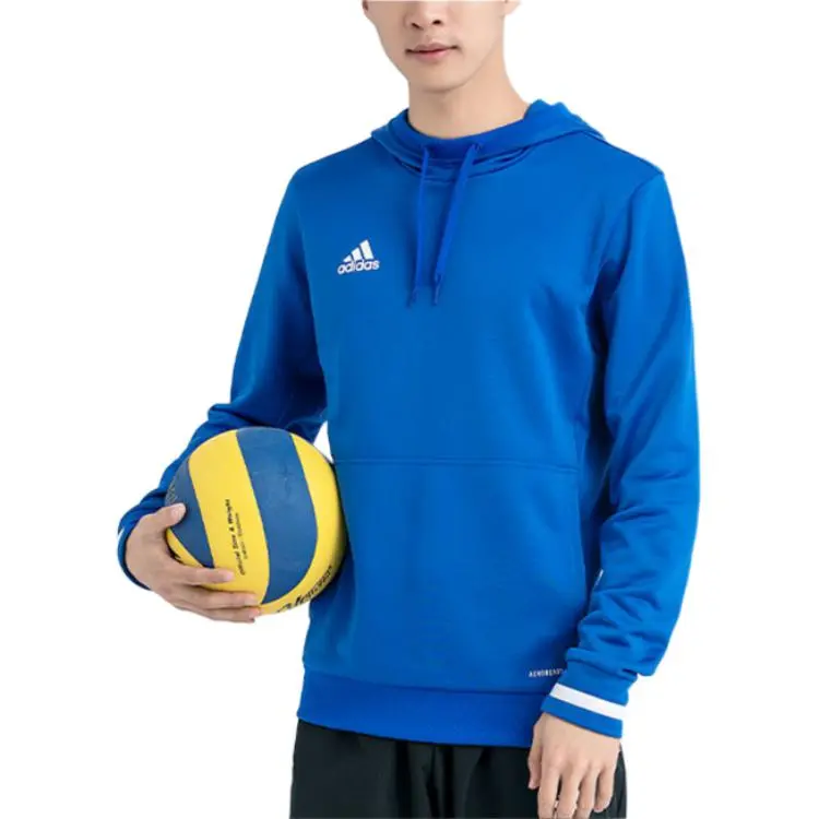 Adidas Sweatshirts Men's Blue Hooded Moderate Other