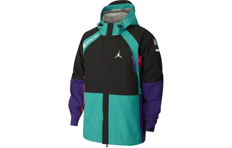 Jordan Jackets Men's Black Hooded Moderate Other