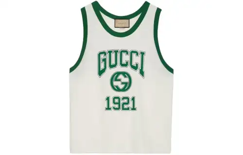 GUCCI Logo Print Tank Top
