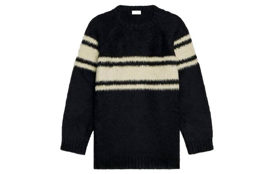 CELINE Sweaters Men's Black Crew Neck Moderate