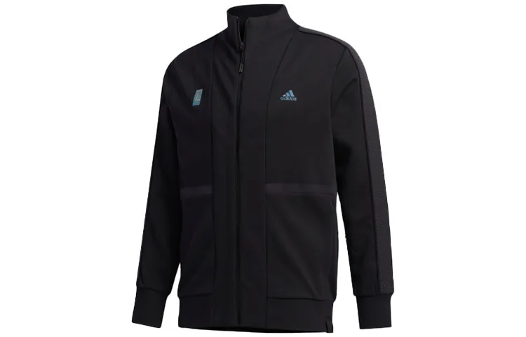 Adidas Jackets Men's Black Hooded Moderate Other
