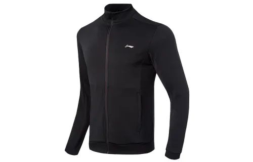 Li Ning Jackets Men's Black Stand Collar Moderate Other