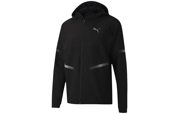 PUMA Runner ID Jackets Men's Black Hooded Moderate Other
