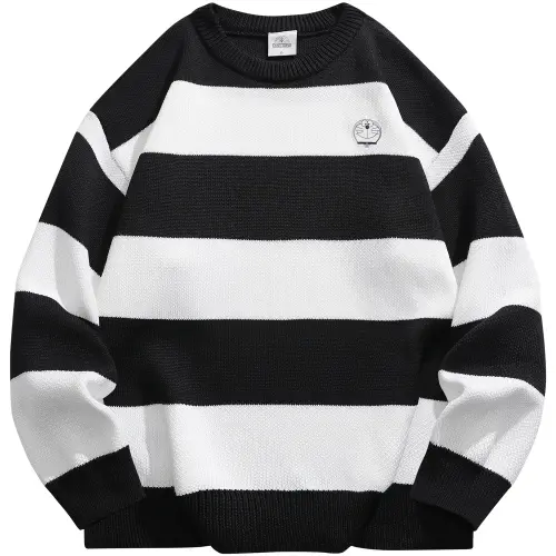 Doraemon Sweaters Unisex Crew Neck Moderate Other