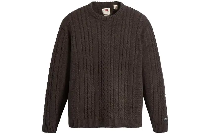 Levis Cable-knit Crew-neck Jumper