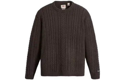 Levis Cable-knit Crew-neck Jumper
