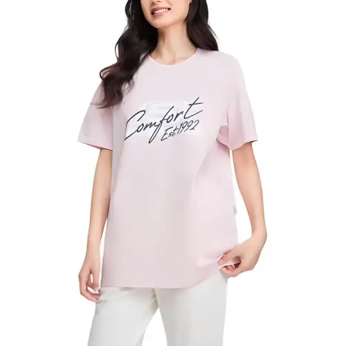Skechers T Shirt Unisex Chalk Pink