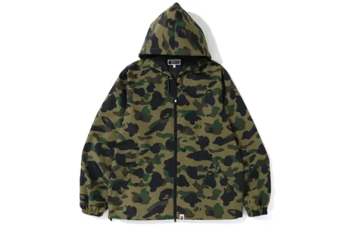 A BATHING APE Jackets & Coats Unisex Green Camouflage