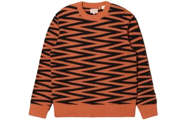 Levis Sweaters Men's Orange Crew Neck Moderate Other