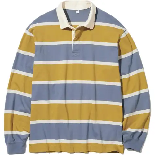 UNIQLO Polo Shirt Men's Earth Yellow