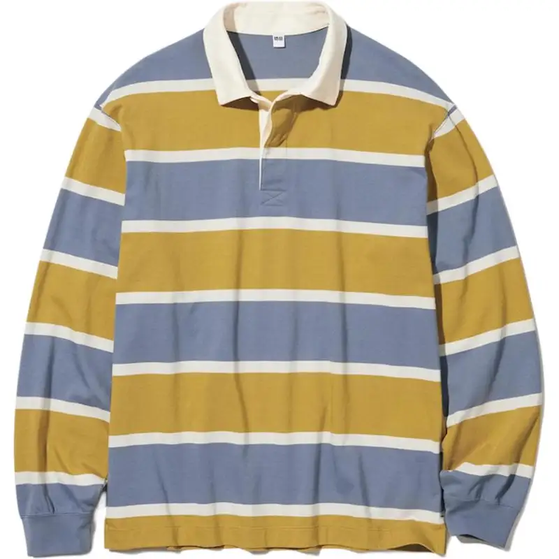 UNIQLO Polo Shirt Men's Earth Yellow