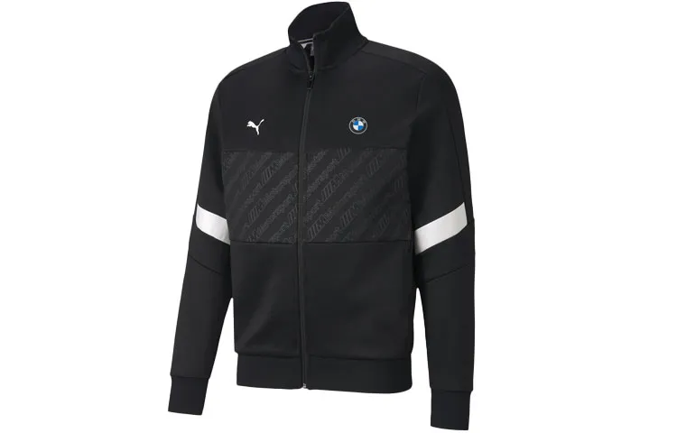 PUMA Jackets Men's Black Stand Collar Moderate Other