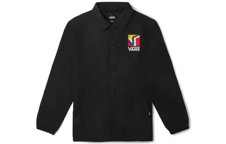 Vans Jackets Men's Black Lapel Moderate Other