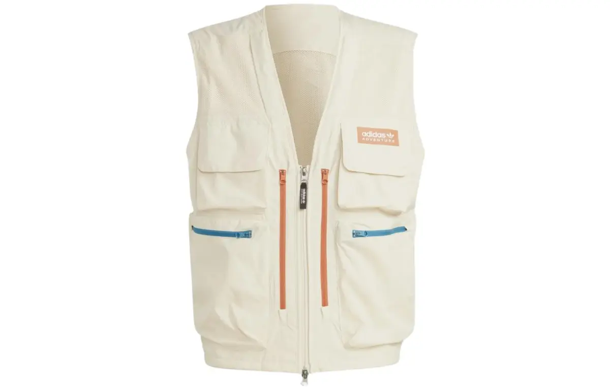 Adidas Originals Contrasting Zipper Gilet