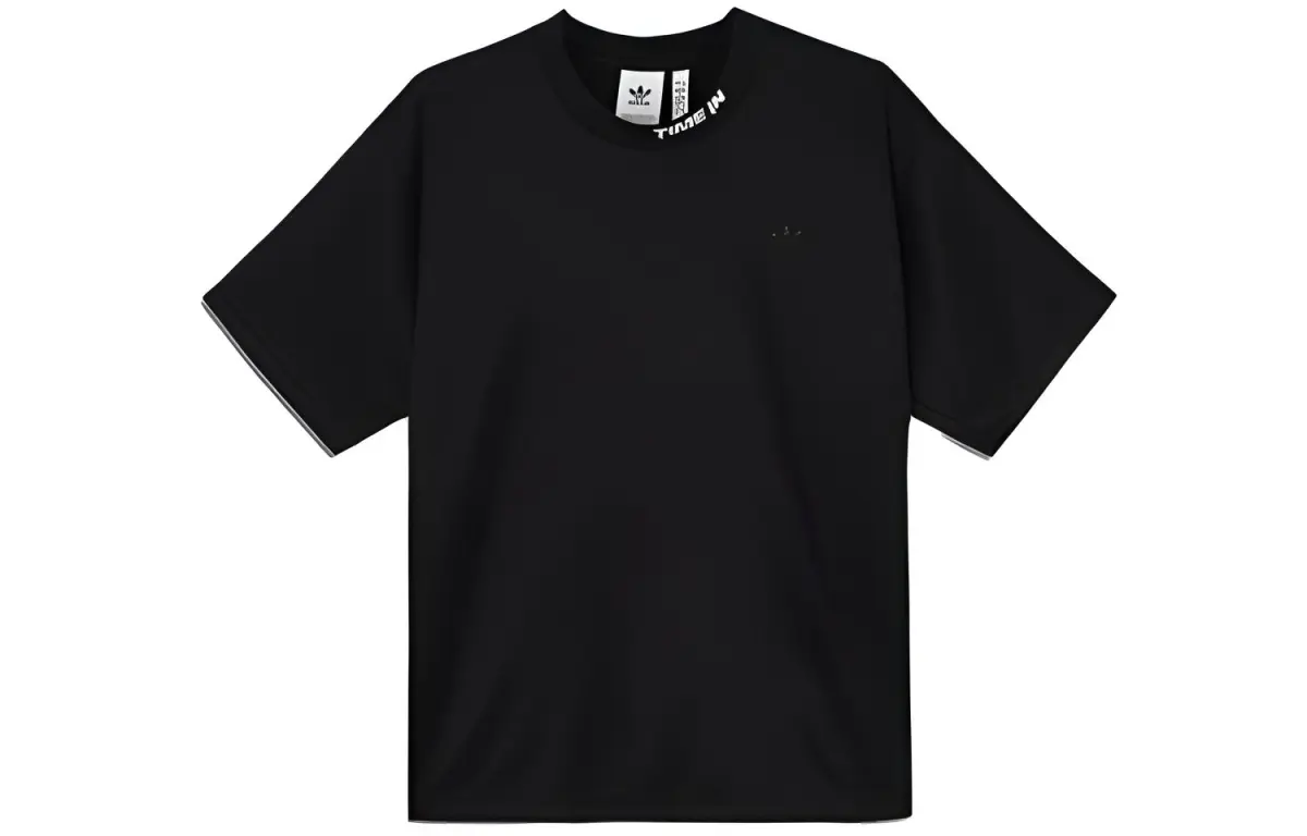 Adidas Originals Ninja Tee T-Shirts Men's Black Crew Neck Moderate Straight Fit