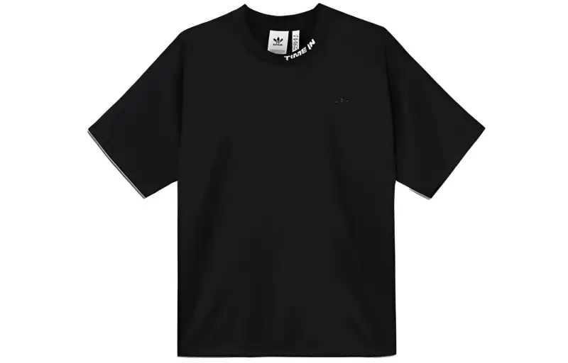 Adidas Originals Ninja Tee T Shirts Men's Black Crew Neck Moderate Straight Fit