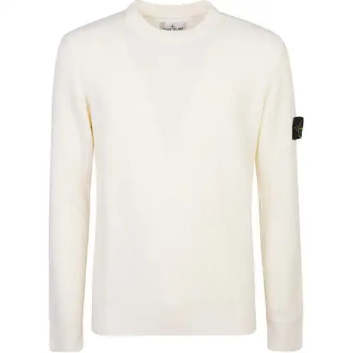 STONE ISLAND Logo Patch Crewneck Jumper