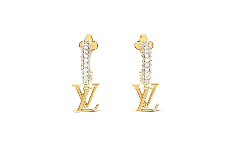 LOUIS VUITTON M02380 Lv Iconic Earrings