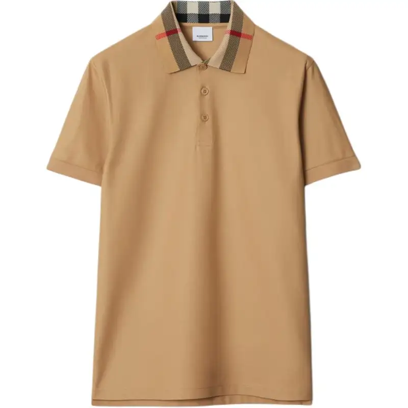 Burberry Vintage Check-detail cotton polo shirt