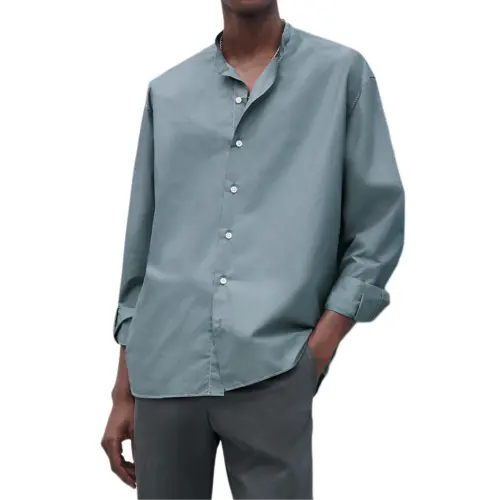 HERMES Shirts Men's Blue Moderate