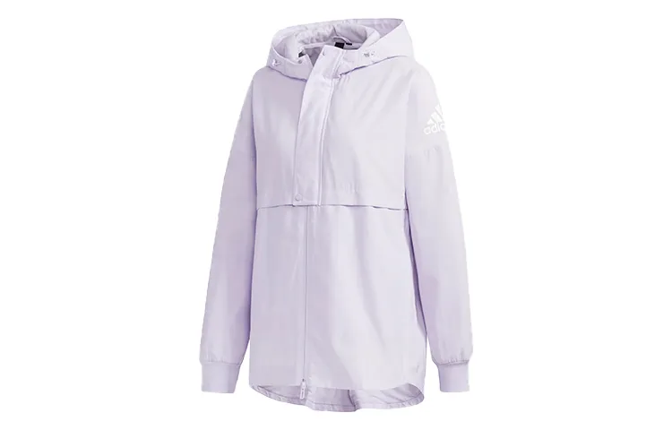 Adidas Jackets Women's Light Purple Hooded Moderate Other