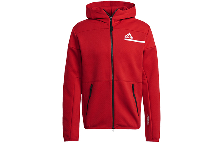 Adidas Jackets Men's Light Scarlet Hooded Moderate Other