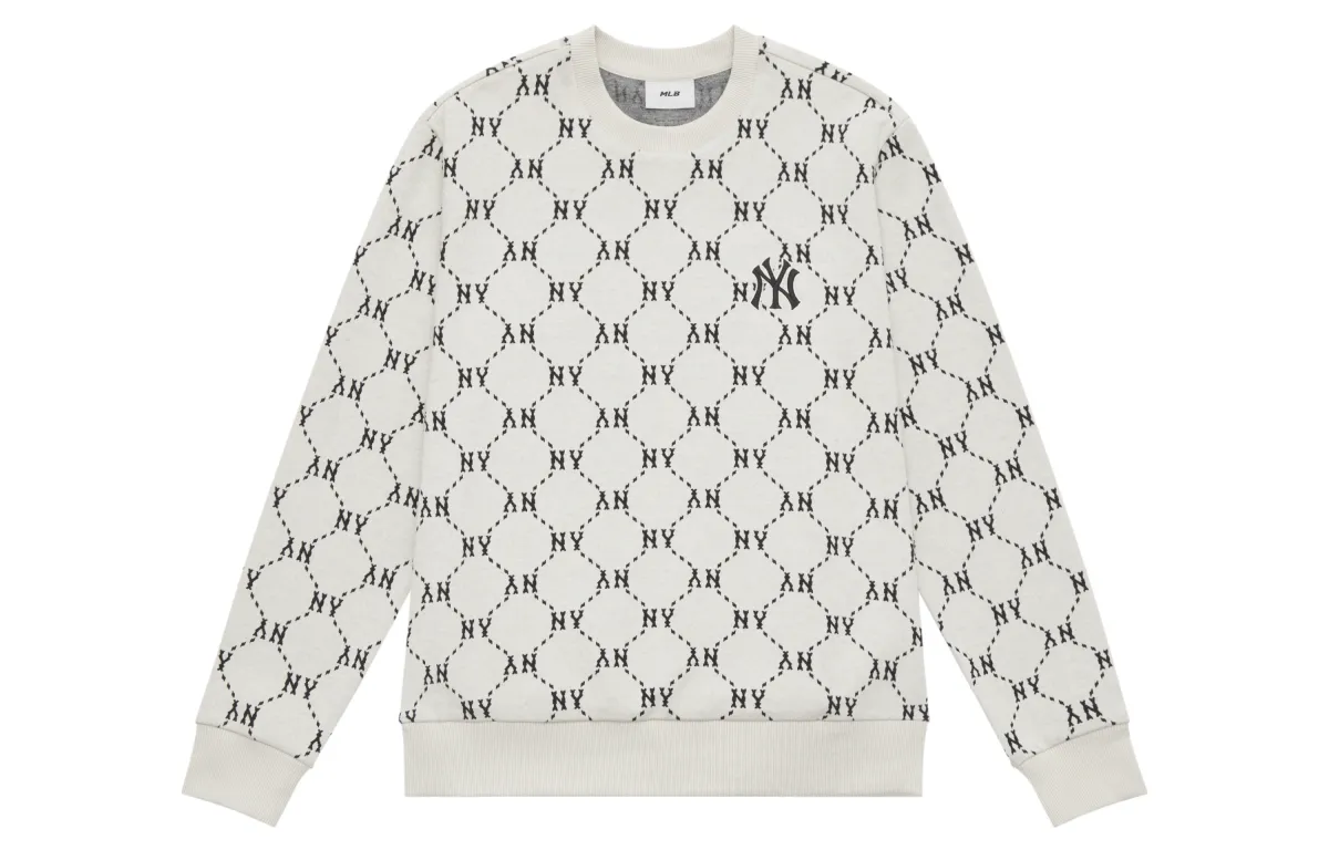 MLB MONOGRAM FW24 Sweatshirt Unisex Cream