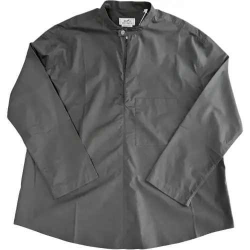 HERMES SS24 Shirt Men's Dark Khaki