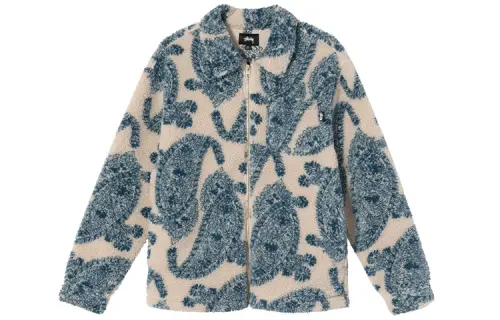 Stussy Big Paisley Full Zip Sherpa