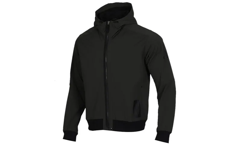 Adidas Jackets Men's Dark Brown Hooded Moderate Other