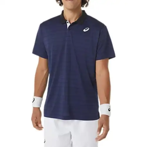 Asics Polo Shirt Men's Navy Blue
