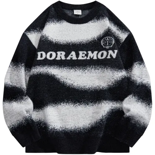 Doraemon Sweaters Unisex Crew Neck Moderate Other