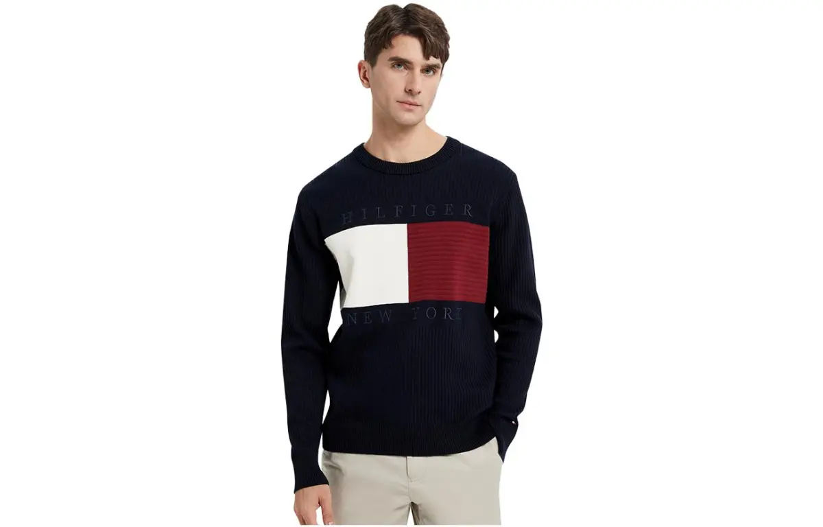 Tommy Hilfiger Knitwear Men's Crew Neck Moderate Straight Fit