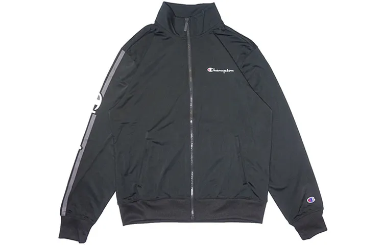 Champion Jacket US Version Unisex Black