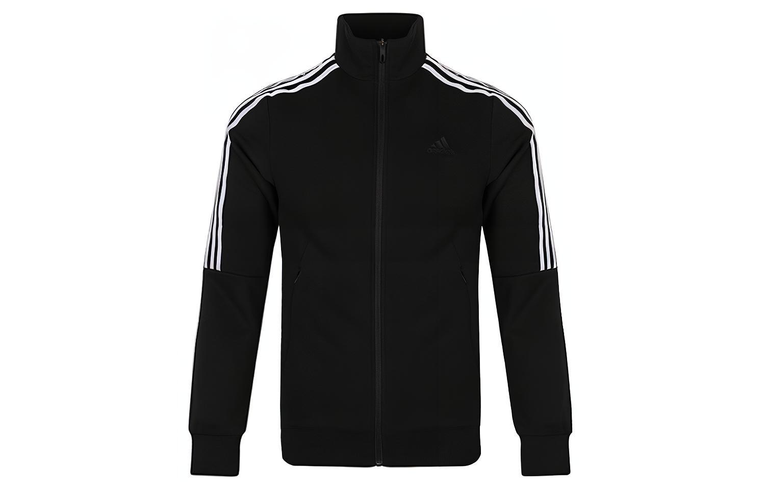 Мужская куртка adidas Tt Ft 3S (черная) — фото 1